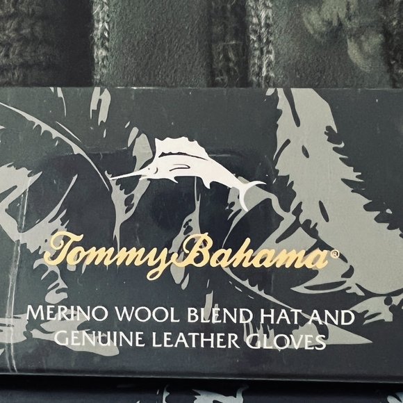TOMMY BAHAMA Men's Hat & Glove Boxed Set NIB - Picture 6 of 6